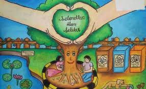 Alam sekitar adalah anugerah tuhan yang amat bernilai kepada kesejahteraan kehidupan. Cintai Alam Sekitar Poster Home Kelas Vi Poster Bertema Cintai Produk Dalam Negeri