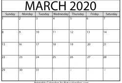 January February March 2020 Calendar Printable In 2020 Calendar Printables Blank Monthly Calendar Calendar