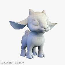 3d Cute Cartoon Sheep Model Sheep Cartoon Goat Cartoon Cartoon