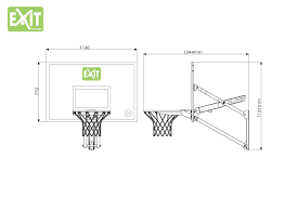 Exit Galaxy Basketballkorb Wandmontage Basketballkorb Shop