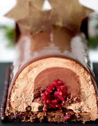 Buche Chocolat Framboise Empreinte Sucree Buche Chocolat Framboise Chocolat Framboise Recette Repas Noel