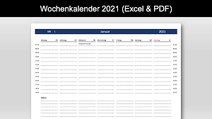 Maybe you would like to learn more about one of these? Wochenkalender 2021 Excel Pdf Ausdrucken Muster Vorlage Ch