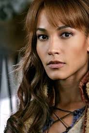 Rachel Luttrell deserves an award for her commitment to playing Teyla  Emmagan