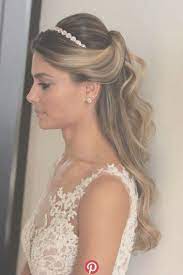 Hairstyle Hairstyle Wedding Hair And Makeup In 2019 Wedding Hair Makeup Bride Headband Wedding Wedding Hair Headband Wedding Hair Down Wedding Hair Half