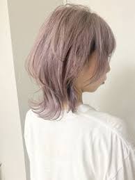 vainオフィスハイライト ミルクティーベージュのネオウルフ l039982236 ヴェイン 渋谷 vain のヘアカタログ ホットペッパービューティー ヘアスタイル ロング ヘアスタイリング 小顔ショート