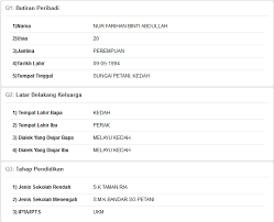 Borang analisis sarana ibu bapa. Analisis Soal Selidik Skbp1023 Bahasa Dan Teknologi Maklumat