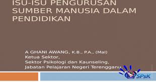 Dalam proses mengitegrasi teknologi di sekolah. Isu Isu Pengurusan Sumber Manusia Dalam Pendidikan Ppt Powerpoint