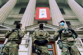 The national guard provides trained units to the states, territories and the district of columbia to protect life and property. S6vxqe3uhe8klm