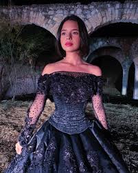 Pin By Kristin Chavez On Angela Aguilar Quince Dresses Mexican Dresses Floral Homecoming Dresses