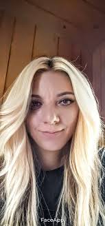 What hair color suits golden blonde with dark roots?