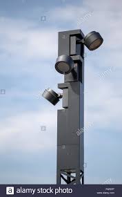 Detail Of Modern Lamp Post Modern Outdoor Lighting Post Lights Stock Photo Alamy