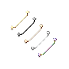 Dasjenige zungenpiercing ist die weltweit sehr beliebte menge des piercings. Surface Piercing Snake Eye Piercing 45 Grad Chirurgenstahl Einzelst 6 92