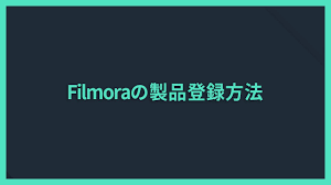 Filmoraの製品登録 体験版のウォーターマークを削除する方法を徹底解説 Youtube