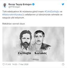 Abdurrahim karakoç'un bu işlevini en son yansıttığı yer, gerçek hayat dergisi'nde yapılan söyleşi olmuştur. Turk Sairi Abdurrahim Karakoc U Aniyoruz