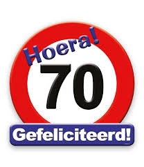Huldeschild Hoera 80 Jaar Feestbazaar Nl