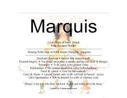Baby Name Meaning Of Marquis Names With Meaning Names Baby Names And Meanings