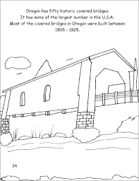Make a fun coloring book out of family photos wi. Covered Bridge Coloring Pages Coloringbay