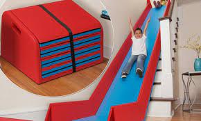 Maybe you would like to learn more about one of these? Sliderider Fold Up Mat Turns Stairs Into A Slide Daily Mail Online
