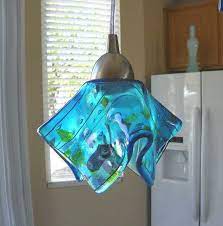Beautiful Handmade Light Fixture Glass Pendant Light Pendent Lighting Art Glass Lamp