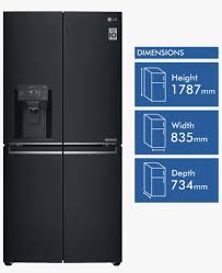 Letter of credit at sight (sight l/c), letter of credit (l/c), delivery point (dp), days after acceptance (da), cheque, cash in advance (cid), cash on delivery lg double door smart refrigerator. New Lg Gf L570mbl 570l French Door Refrigerator Refrigerator Size Double Door In Plan Png Image Transparent Png Free Download On Seekpng