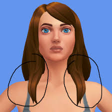Dyed rather than the whole thing like most rainbow hair mods do. Hair Request Add Highlight To Default Hair Request Find The Sims 4 Loverslab