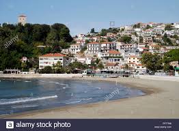 Around 80% of the population of ulcinj are ethnic albanians. Montenegro Ulcinj Mala Plaza Kleiner Strand Stockfotografie Alamy