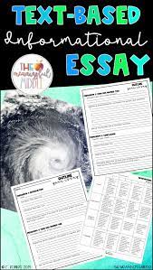 Informational Writing Text Based Essay Practice Finding Text Evidence For Text Dependent Analysis Elementary Writing Essay Writing Essay