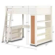A lot of models are available. Full Size Loft Bed With Storage And Desk For A Building Area Comes In White Natural Espresso And Black Nice Loft Bed Bunk Bed Designs Bunk Beds With Stairs