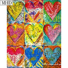 Cheap Diamond Painting Cross Stitch Buy Directly From China Suppliers Mhd 5d Diy Diamond Painting Color Heart Valentine Art Projects Valentines Art Heart Art
