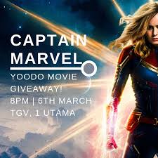 Gsc le french festival april & may 2019 march 25, 2019 0 Captain Marvel Free Yoodo Movie Tickets 8pm 6th Mar Tgv 1 Utama Yoodo