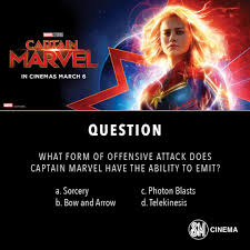 Oct 28, 2021 · marvel trivia questions and answers for superfans: Sm Cinema Captain Marvel Question 4 Comment Your Answer Below And Get A Chance To Join The Ultimate Captain Marvel Quiz Night On February 9 Facebook