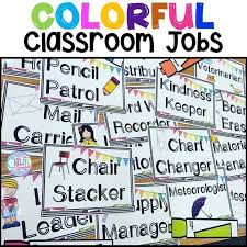 Classroom Jobs Classroom Jobs Elementary Teaching Resources Elementary Science Classroom