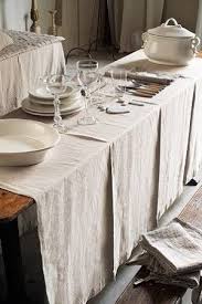 L Art De La Table Cote Bastide Art De La Table Table Nappe Lin