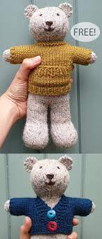 Small bears usually come with a vest, dress or some accessories. Teddy Bear Knitting Patterns In The Loop Knitting