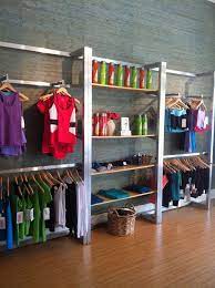 Today, lululemon athletica manufactures, distributes and retails clothing via its own stores, and wholesales out to other retail stores in north america and internationally. Retail Fixturing Yoga Studio Design Boutique Interior Retail Design