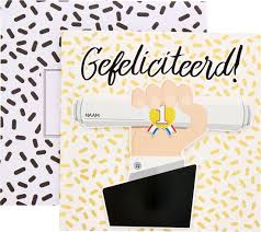Gefeliciteerd iedereen die al weet dat 'ie geslaagd is! Bol Com Wenskaart Gefeliciteerd Geslaagd