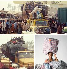 GHANA MUST GO On 17th January, 1983, exactly 39 years ago, President of  Nigeria, Shehu Shagari issued an executive order to expel two million  undocumented West African migrants, half of whom were