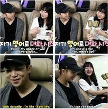 Namjoon Gets Shy Too 2nd Most Awkward With Girls Award Goes To Bts Texts Bts Memes Namjoon