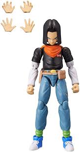 Sold and shipped by galactic toys & games. Amazon Com Dragon Ball Super Dragon Stars Android 17 Figure Series 10 Toys Games