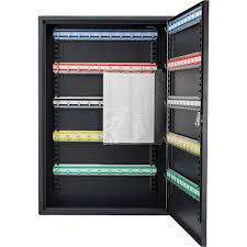 Cabinet Key Lock Box - 100 Keys Hooks Wall Mount