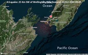 A maximum of 100 earthquakes are displayed. Magnitude 3 5 Earthquake Strikes Near Wellington New Zealand Volcanodiscovery