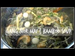 How To Make Gang Nor Mai Bamboo Soup House Of X Tia Lao Food Youtube Laos Food Authentic Asian Dishes Food