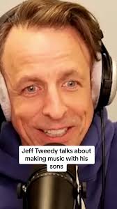 Making music is a family affair for Jeff Tweedy🥹 #sethmeyers #jefftweedy