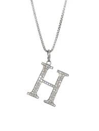 Maybe you would like to learn more about one of these? Nina Gilin Silvertone Natural Champagne Diamond Initial Pendant Necklace In Initial H Modesens