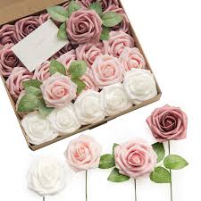 Nothing enhances a table like a beautiful floral arrangement. Lings Moment Artificial Flowers Burnt Orange Ombre Colors Foam Rose 5 Tones For Diy Wedding Bouquets Centerpieces Arrangments Decorations Home Kitchen Artificial Plants Flowers Eudirect78 Eu