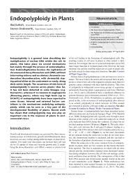 Plant cell size in uk. Pdf Endopolyploidy In Plants