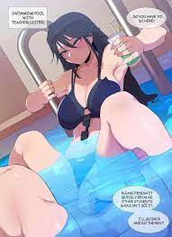 Sneaky fucking in the swimming pool : r/hentai