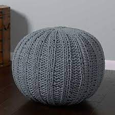 Check spelling or type a new query. Aluminum Cable Knit Pouf Kirklands