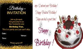 Create and send personalized online invitations for birthday party with desievite.com via email. Design A Unique Birthday Invitation Card For You By Mwlogo Fiverr