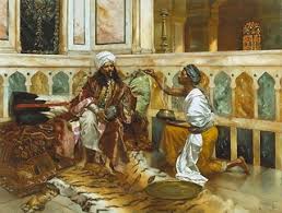 ernst rudolf preparing the hookah painting art european paintings